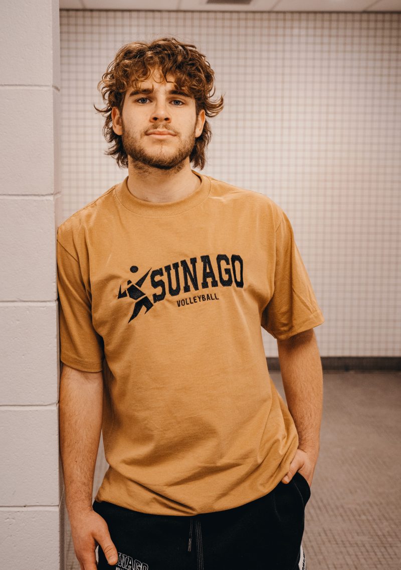 SUNAGO VOLLEYBALL PLAYER BEIGE KAHKI BRODÉ