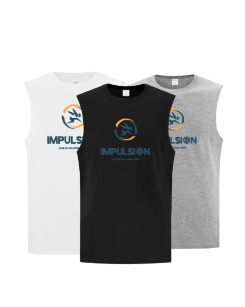 T-shirt sans manche pratique unisex 100% Coton