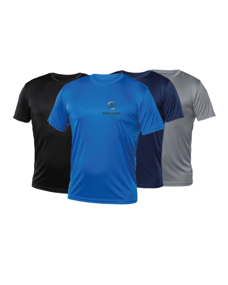 T-Shirt 100% Polyester Unisex Logo au coeur