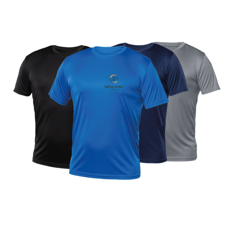 T-Shirt 100% Polyester Unisex Logo au coeur