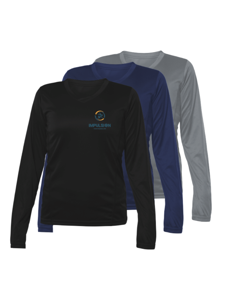 Manches Longues Femme 100% Polyester Logo au coeur