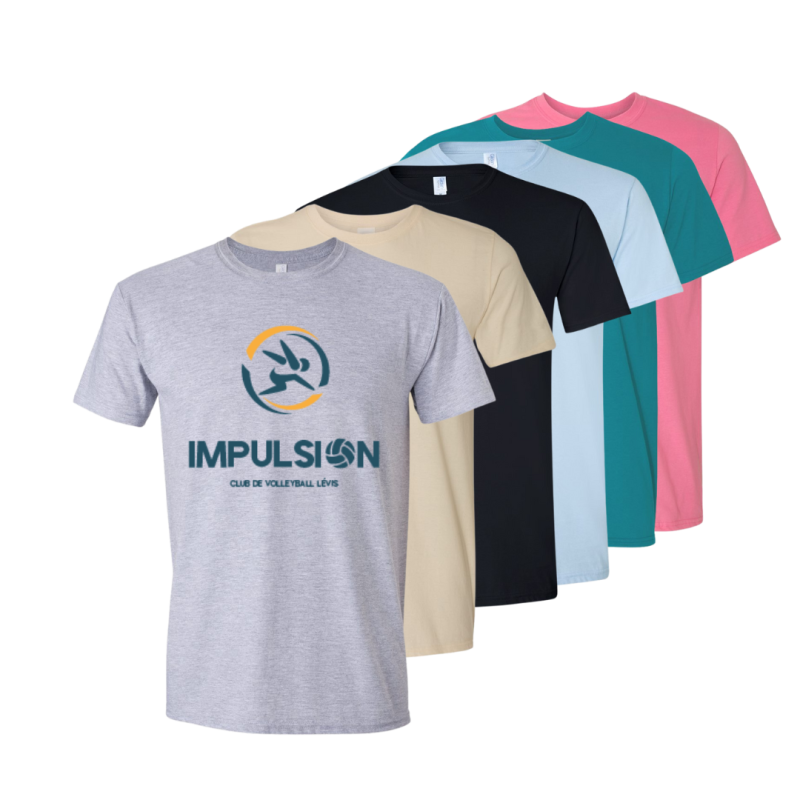T-shirt unisex Gros logo 100% coton