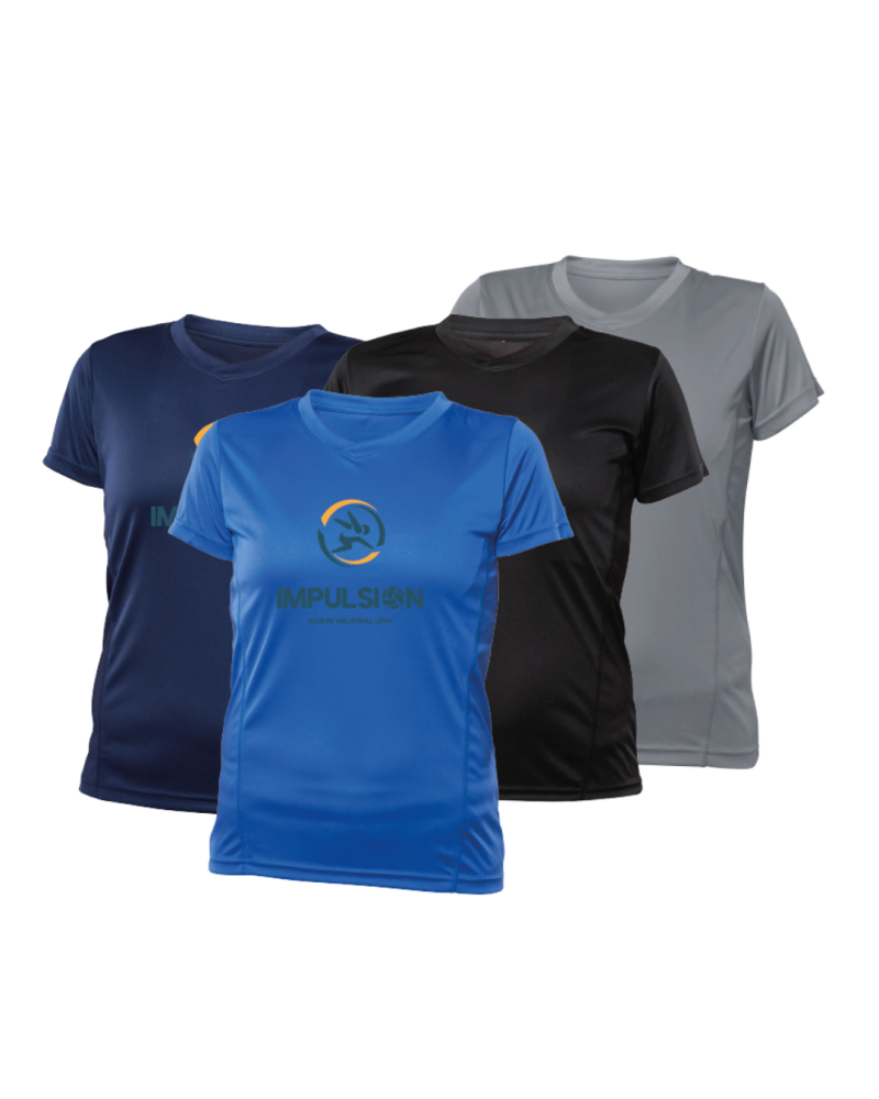 T-Shirt Femme 100% Polyester Gros Logo