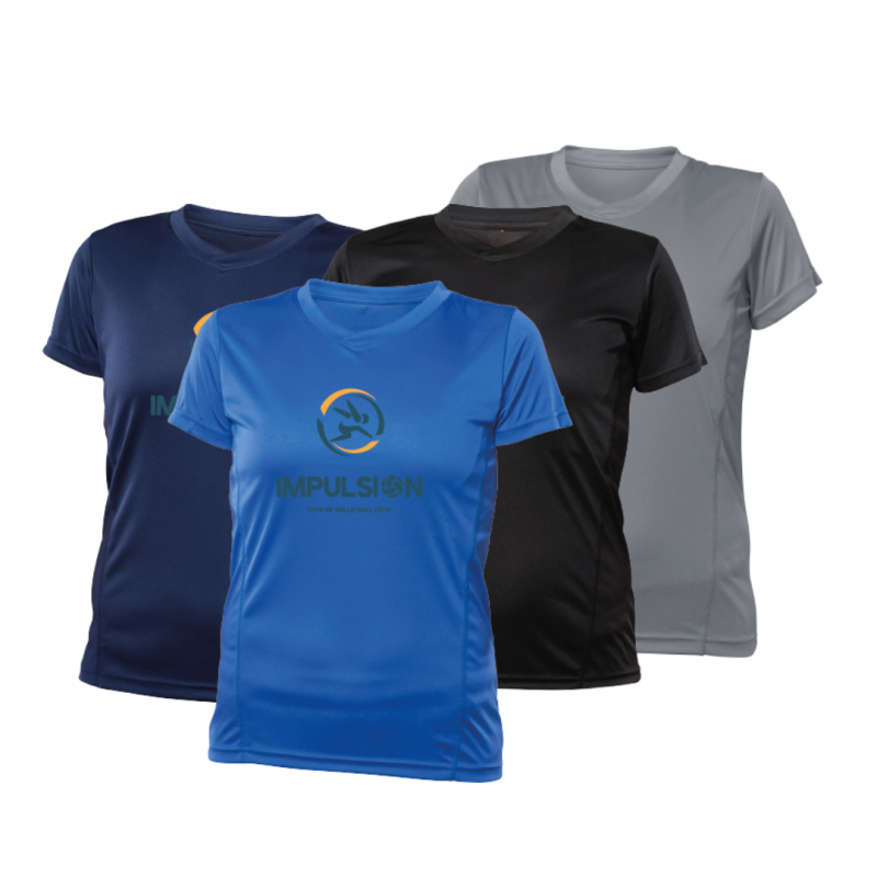 T-Shirt Femme 100% Polyester Gros Logo