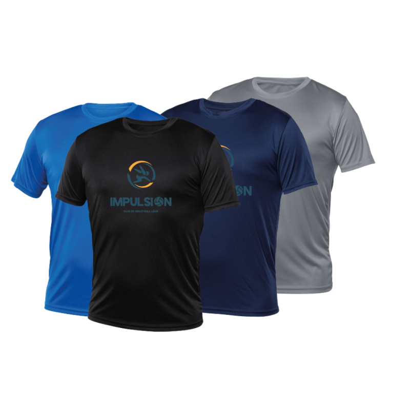 T-Shirt 100% Polyester Unisex Gros Logo