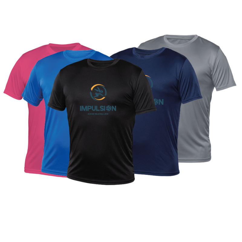 T-Shirt 100% Polyester Unisex Gros Logo