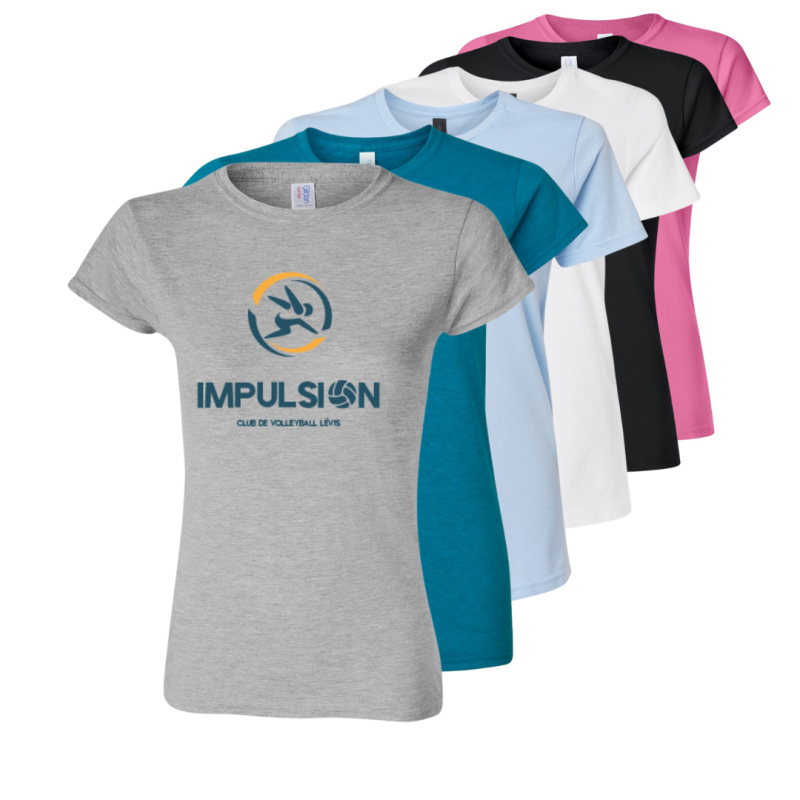T-shirt Femme gros logo 100% Coton