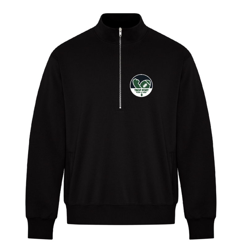 1/4 Zip Noir