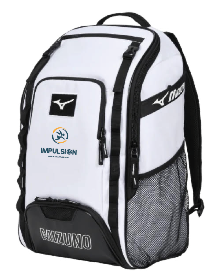Sac à dos Organizer 26 Blanc Brodé