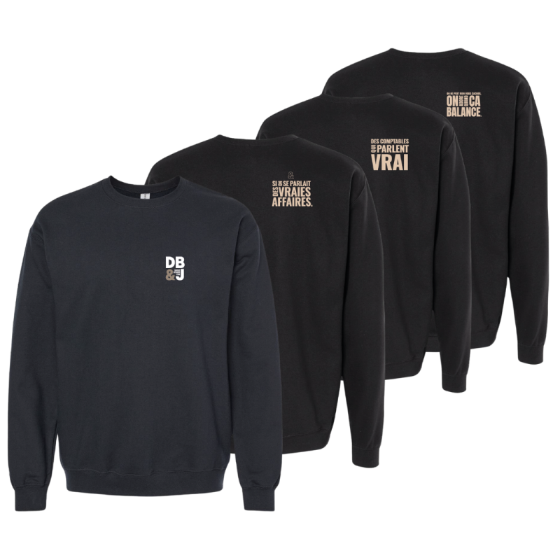 Crewneck Noir DB&J