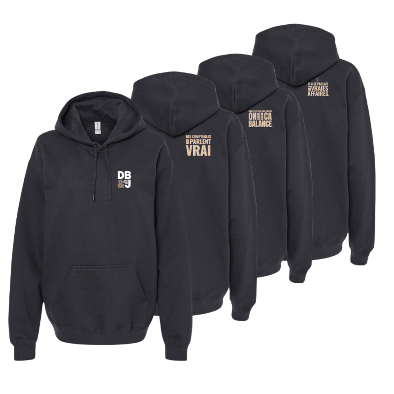 Hoodie Noir DB&J