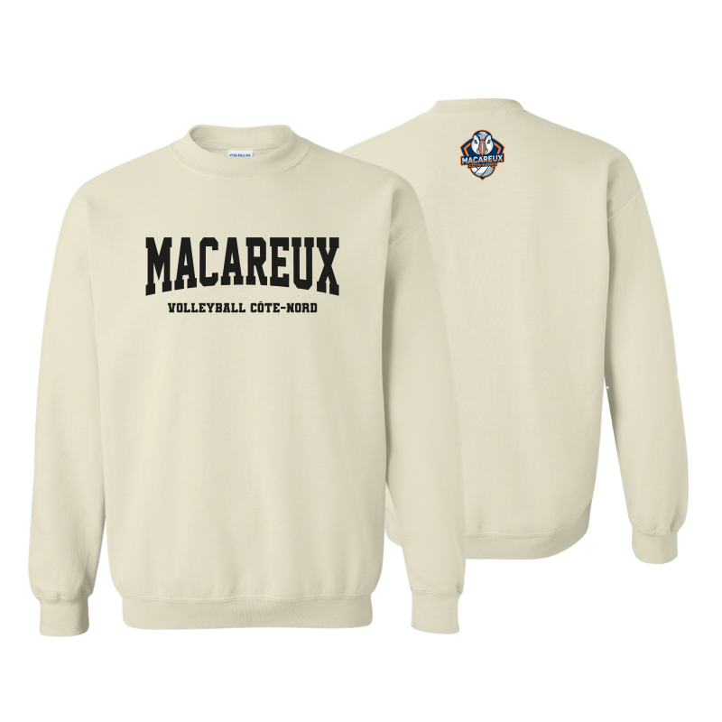 Crewneck Beige Macareux