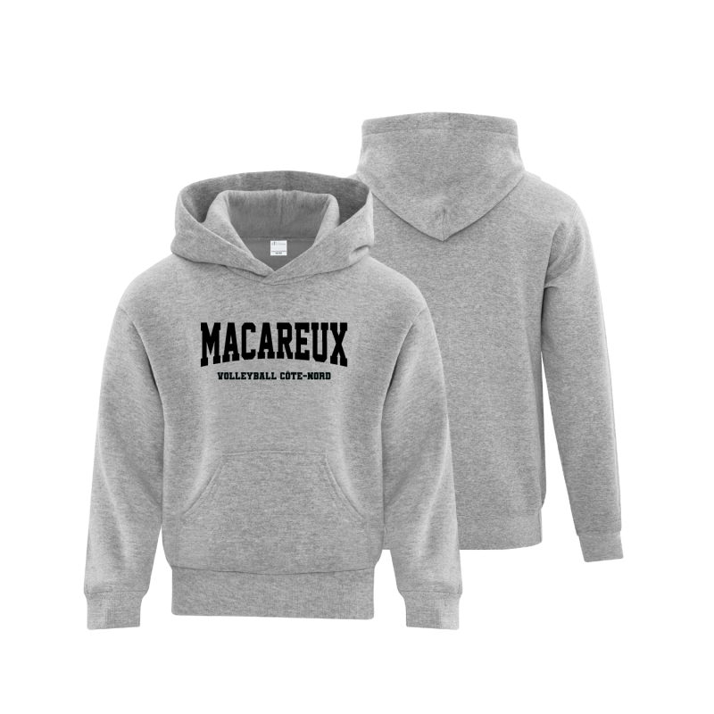 Hoodie Macareux Junior Gris Sport